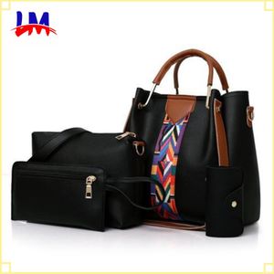 LM-4 In 1 Set Shoulder Messenger Handbags - Black