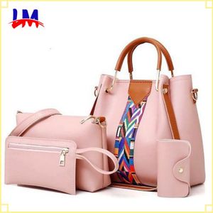 LM-4 In 1 Handbags Set - Pink